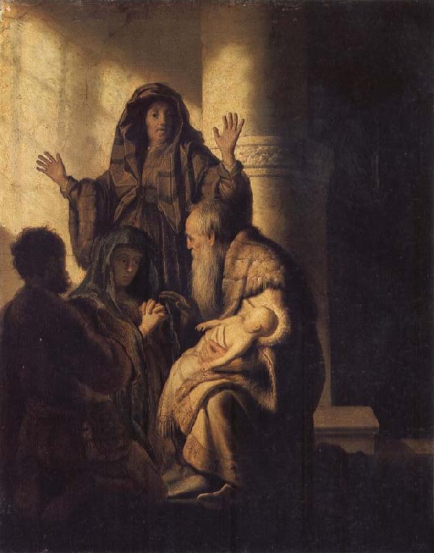 REMBRANDT Harmenszoon van Rijn The Presentation of Jesus in the Temple oil painting picture